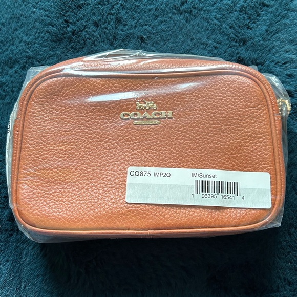 COACH NWT Mini Jamie Camera Bag Sunset Colour Cross Body Purse Pebble Leather - Picture 7 of 8